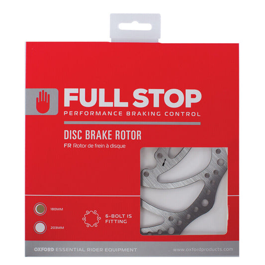 Oxford FullStop Brake Disc Rotor 180mm